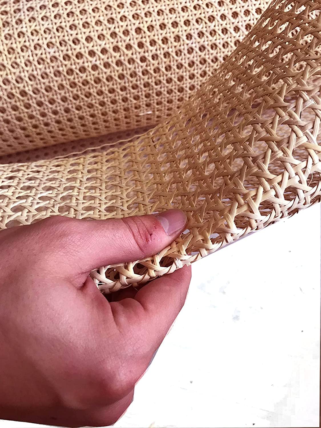 100% natürliches Wiener Geflecht, hochwertiges Rattan für die Reparatur von Thonet-Stühlen und Dekoration, Kunsthandwerk für die Möbeldekoration. (45 cm x 2 m)