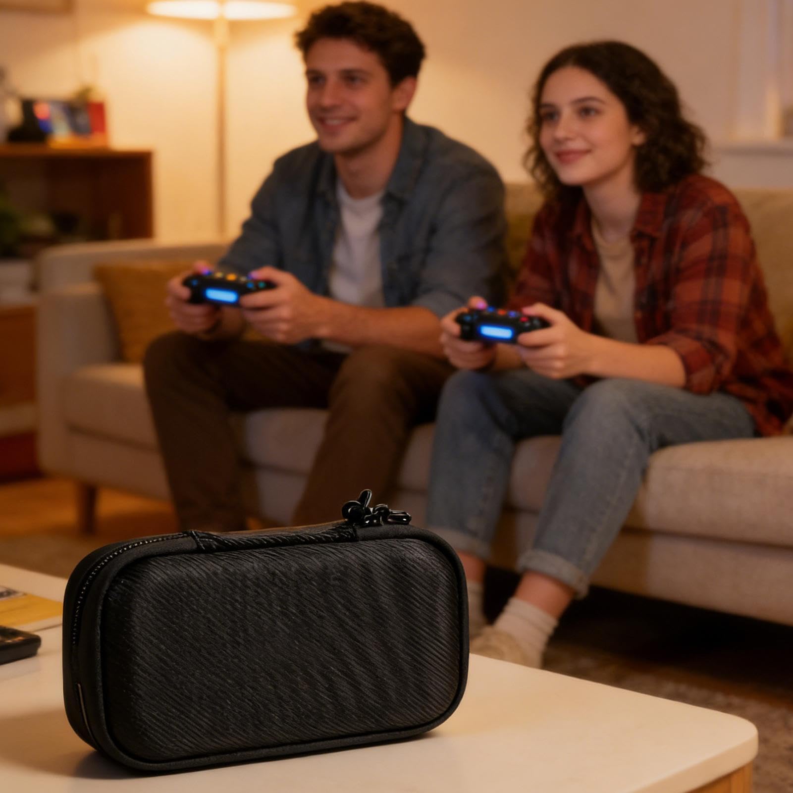 Funda de viaje para consola de juegos, almacenamiento portátil para consolas de mano, ideal para jugadores, coleccionistas, viajeros, perfecto para el hogar, dormitorios, viajes y vacaciones
