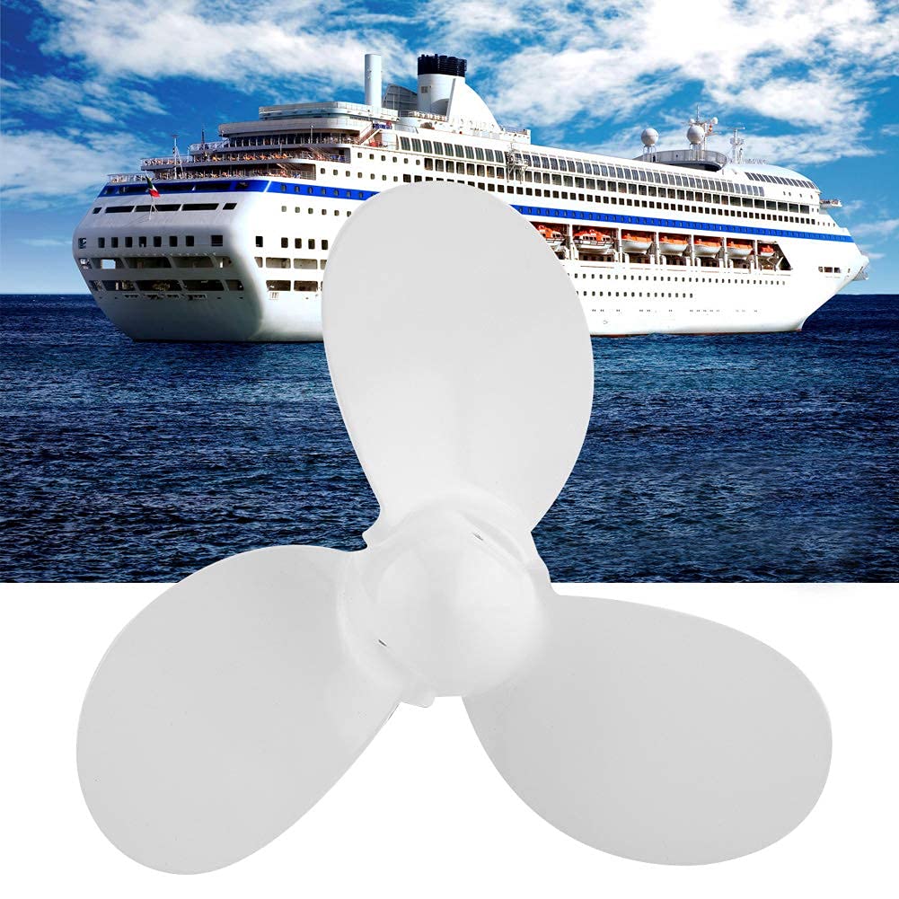 Hélice de moteur hors-bord hélice à 3 pales pour bateau en aluminium 7 1/4 5-A