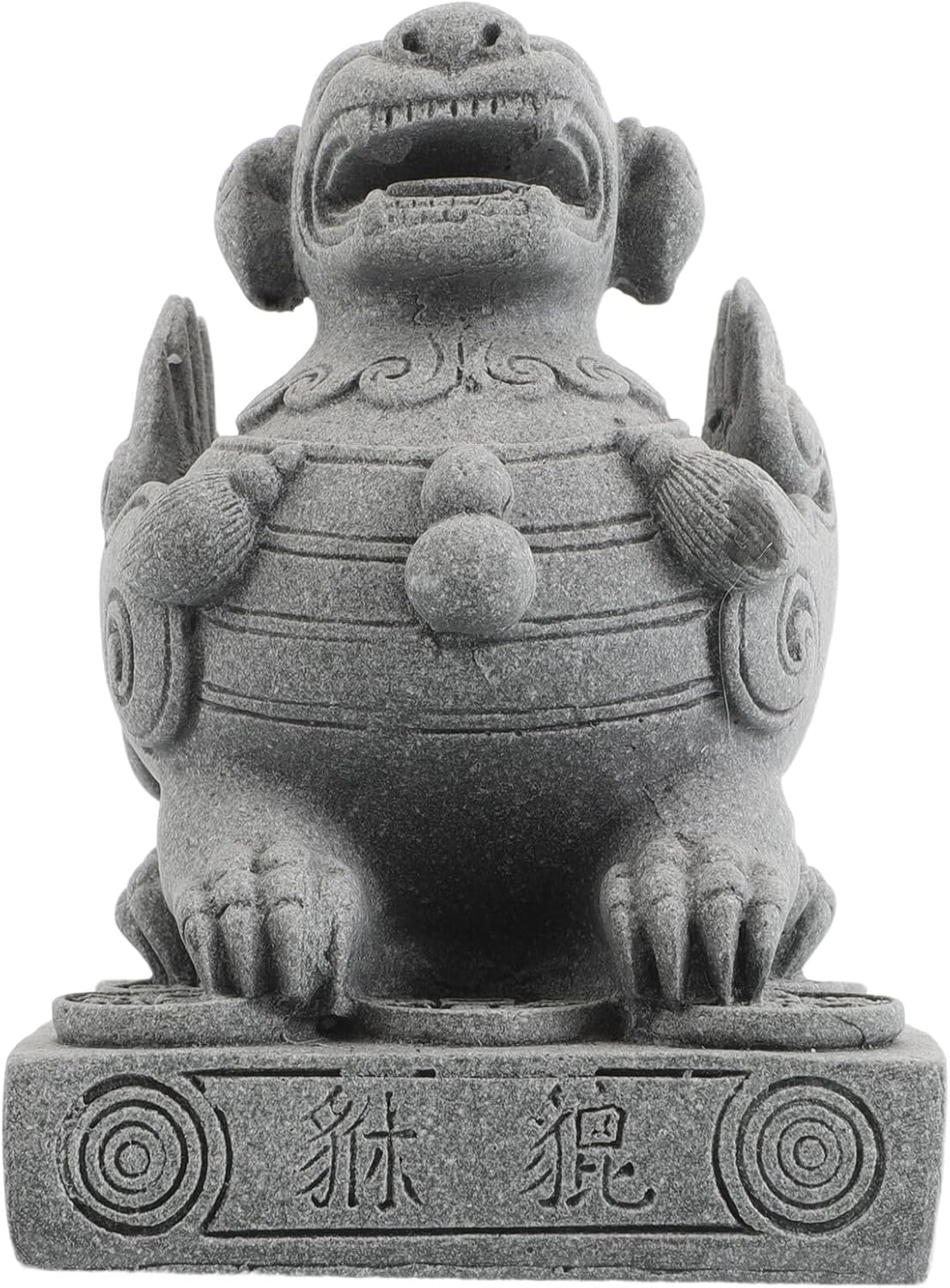 Miniature Pi Yao Statue Figurine Sandstone Ornament for Feng Shui Desktop and Garden Decor Wealth Attracting Micro Landscape Craft