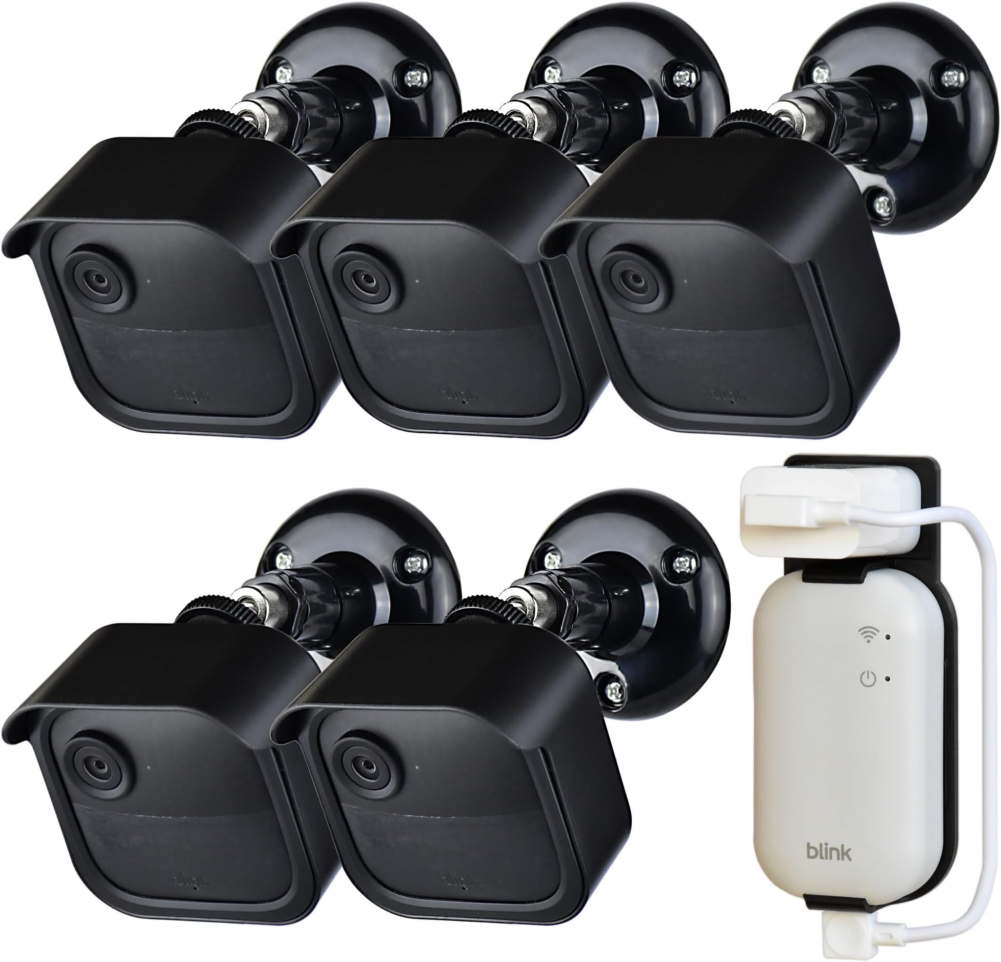 3Rd Gen Blink Outdoor Camera Mount Bracket With Outlet Wall For Sync Module 2 System (Blink Not Include) 5Pack