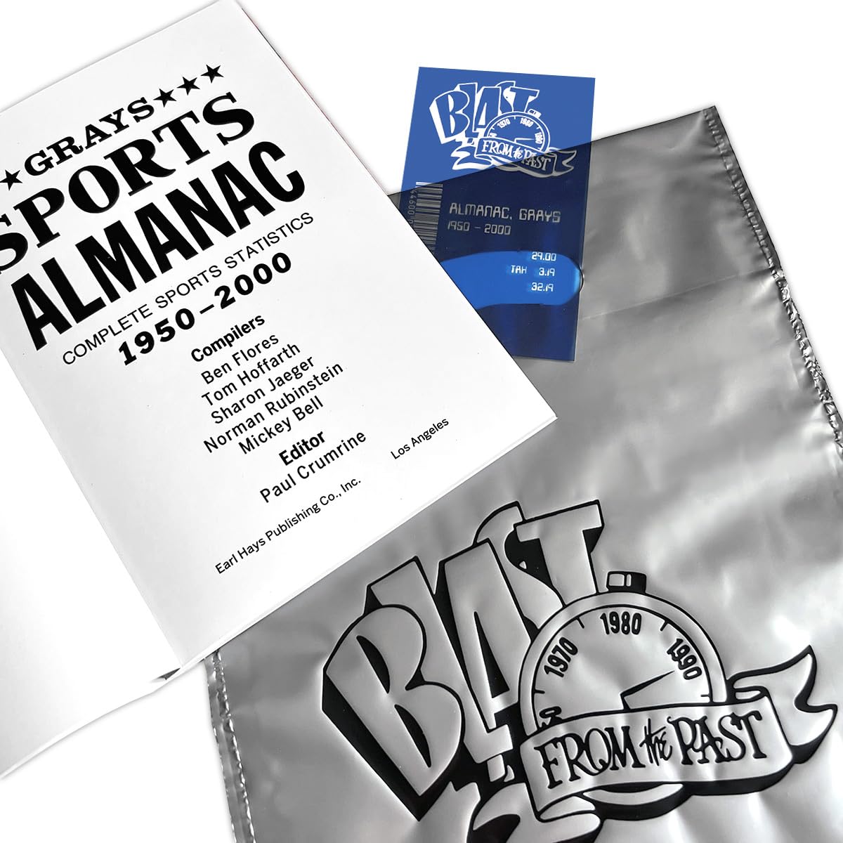 Generisch Retour vers le futur Grays Sport Almanach avec étui et sac d'argent