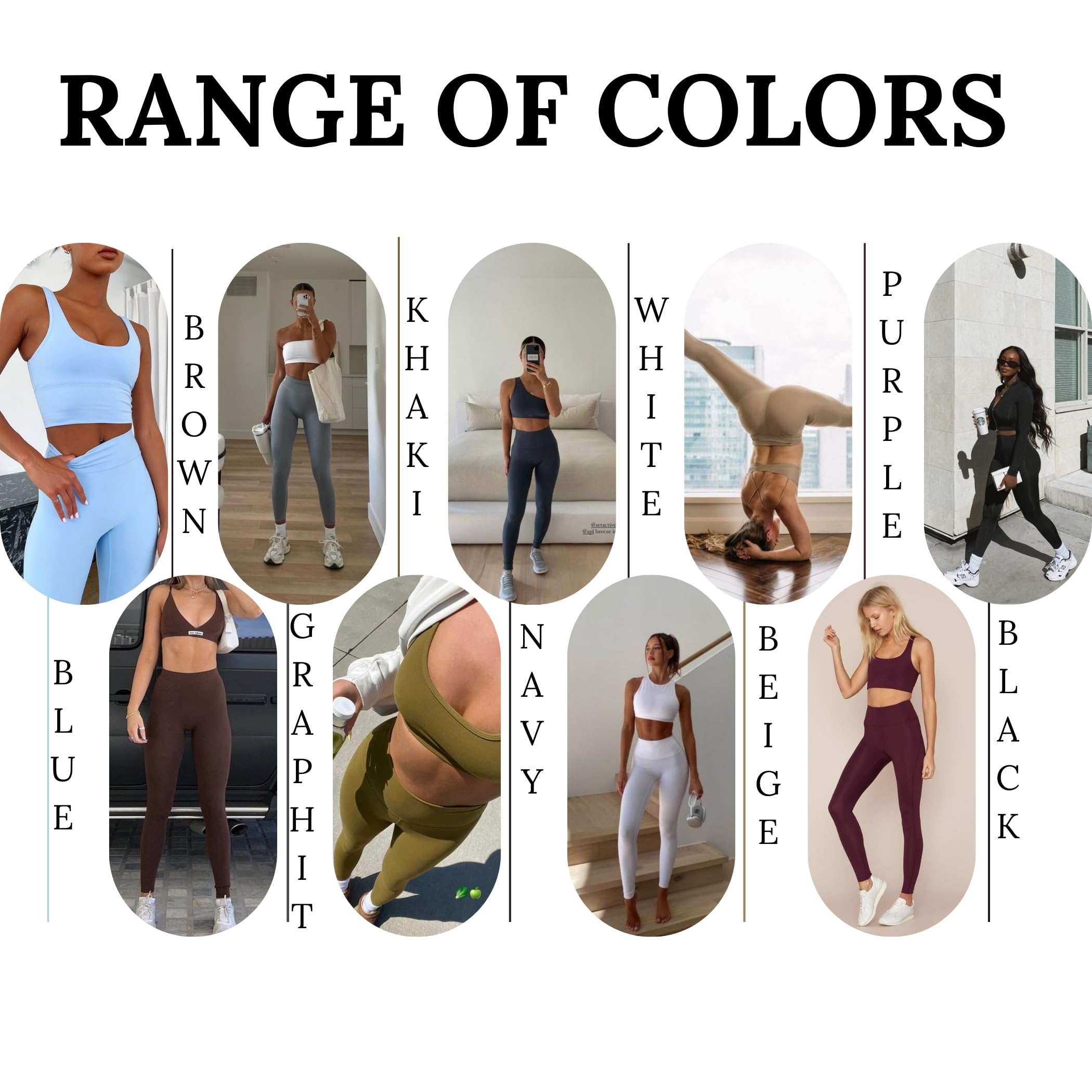 FUTURO FASHION Lot de 3 leggings taille haute pour femme – Leggings doux et extensibles non transparents taille haute pour le sport, la gym, le yoga pour femme, taille 36-44
