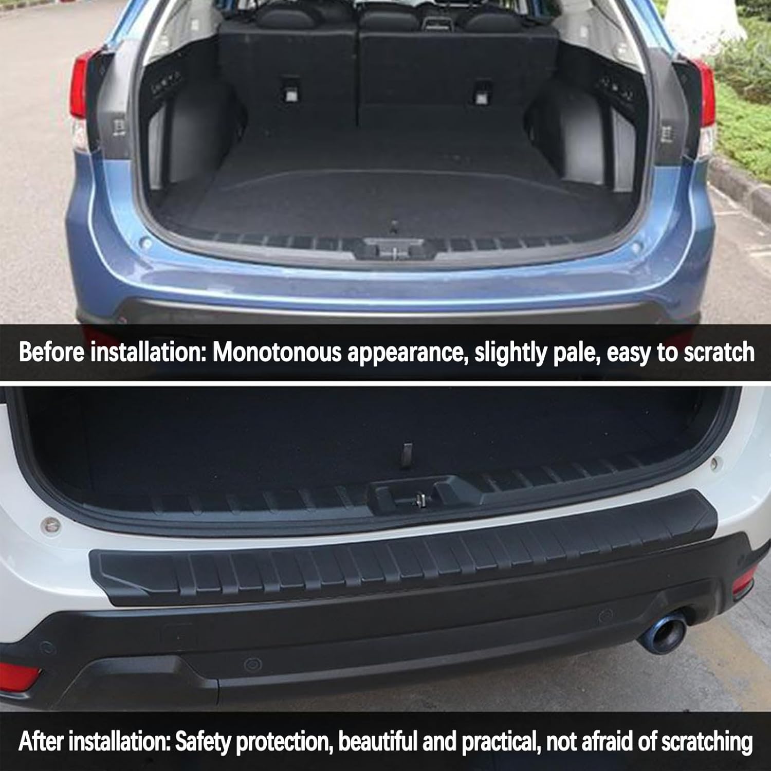 Rear Bumper Protector Guard Accessory Trim Cover Compatible with Subaru Outback 2021-2026 Car Rear Bumper Cover Scratch Resistant Trunk Door Entry Guard