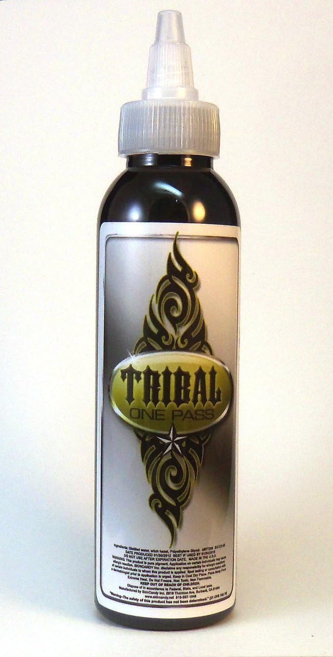 Tribal One Pass Black by Skin Candy 4-oz Bottle Tattoo