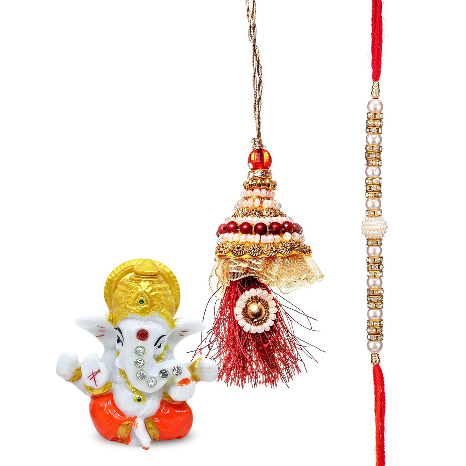 Buy TIED RIBBONS Ganesha Idol for Car Dashboard Indian God Statue