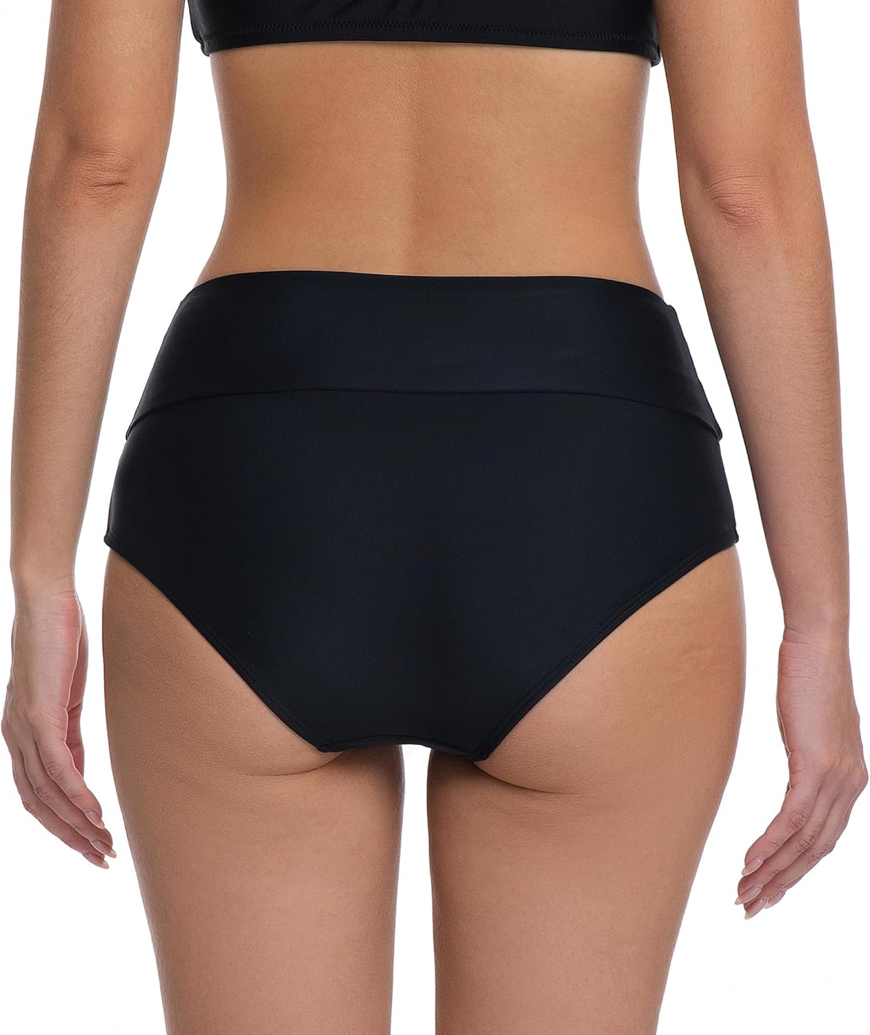 COCOPEAR Mid Rise Bikini Bottoms for Women Full Coverage Swim Bottoms for Women Bathing Suit Bottoms 2026