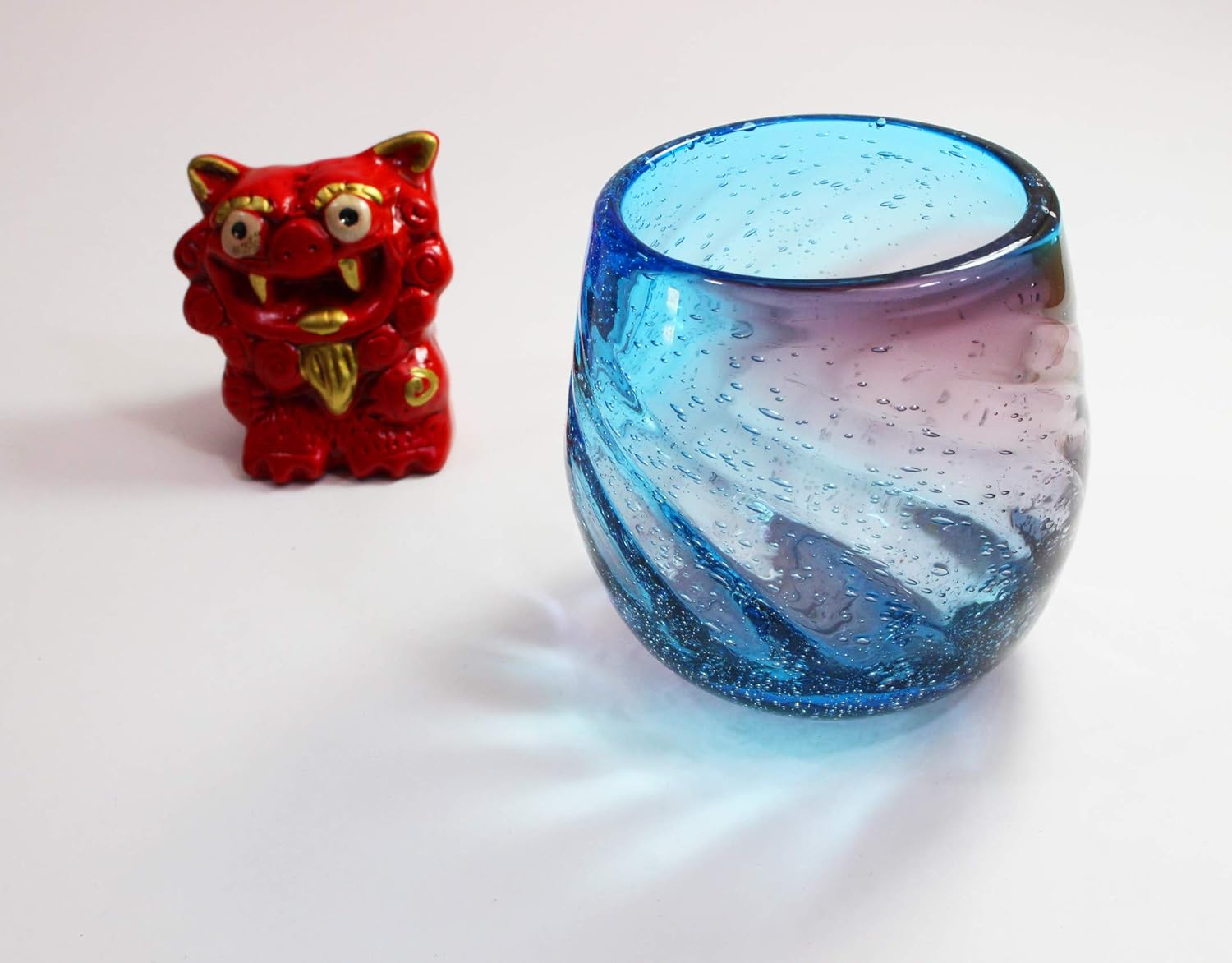 インスタ映えする 美ら海 たる グラス(大)紫&青