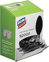 Vista 3 de Dixie Grab'n Go Wrapped Cutlery, Teaspoons, Black, 90/Box, Medium