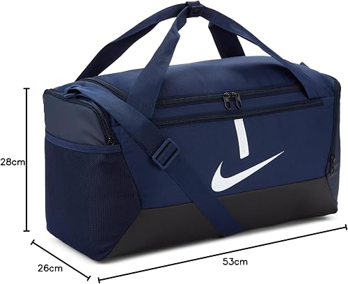 NIKE Unisex's Academy Team-Sp21 Sports Bag, Midnight Navy/Black/White, One Size,41L - 4