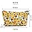 Cosmetic Bags for Women Small Lovely Llama and Cacti Makeup Bag for Purse Travel Toiletry Bag Accessories Organizer Zipper Pouch Gift Idea Yellow