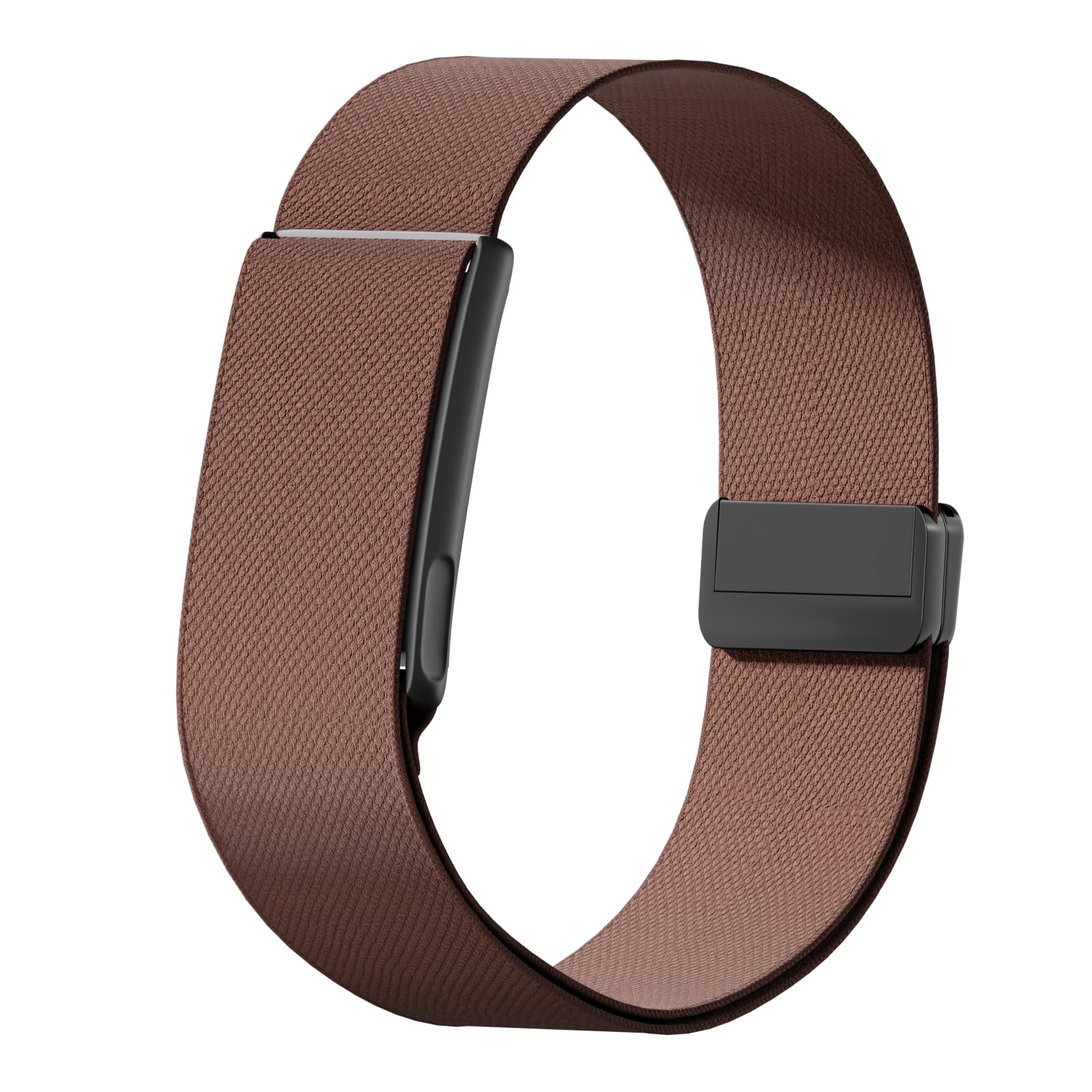 VeveXiao Nylon Bicep Bands compatible with Whoop 5.0 One/Peak Straps (Brown)