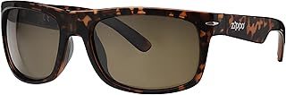 Polarized Brown Flash Mirror Lens, Occhiali da Sole Unisex-Adulto