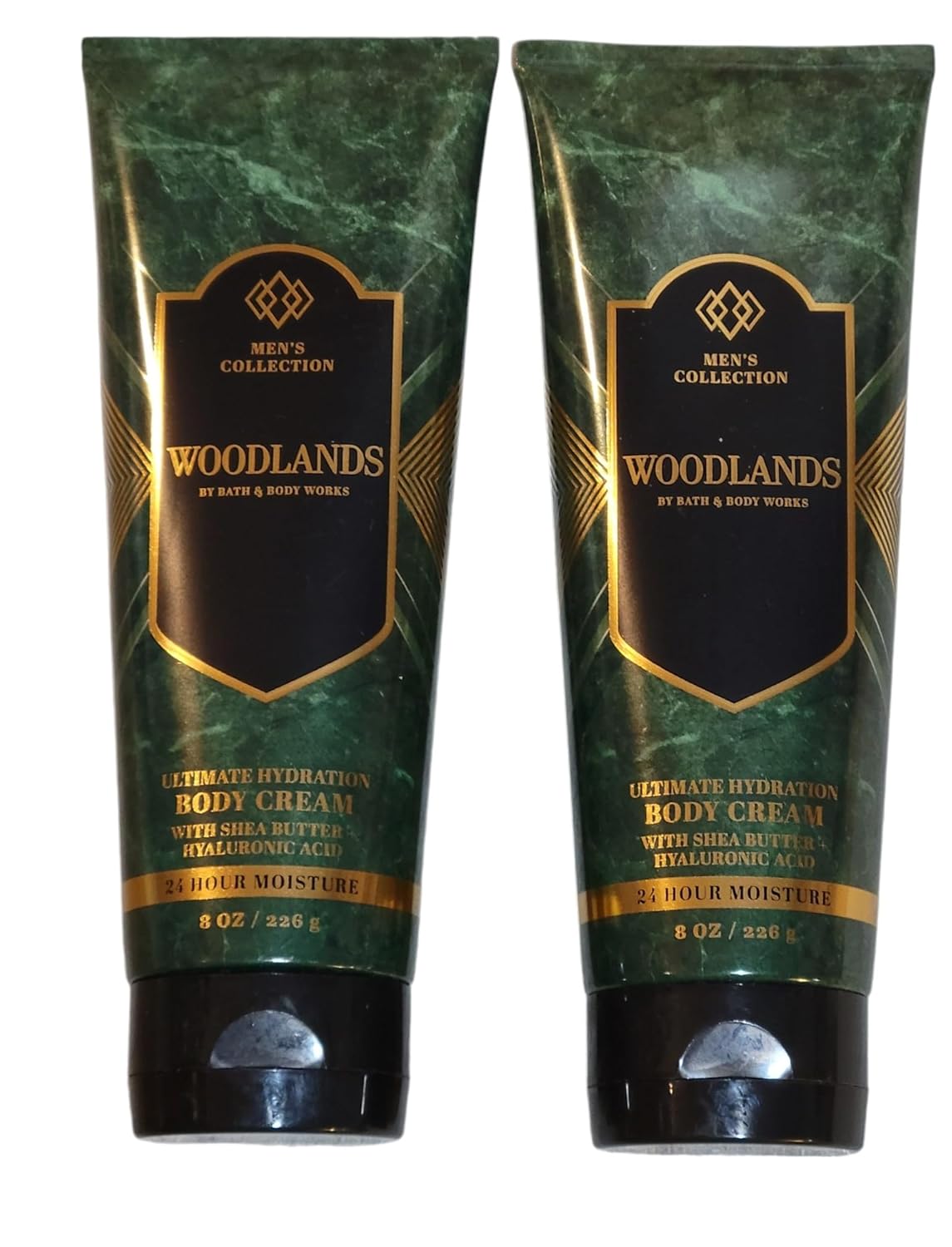 Bath & Body Works Men's 2pk Ultimate Hydration Ultra Shea Body Cream - 8oz (Woodlands)