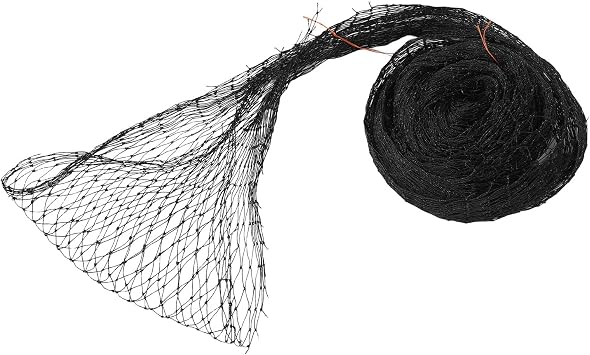 Pet Protective Net for Cats Wire-reinforced Cat Fence Netting Balcony Barrier for Windows and Patios Black Mesh Netting