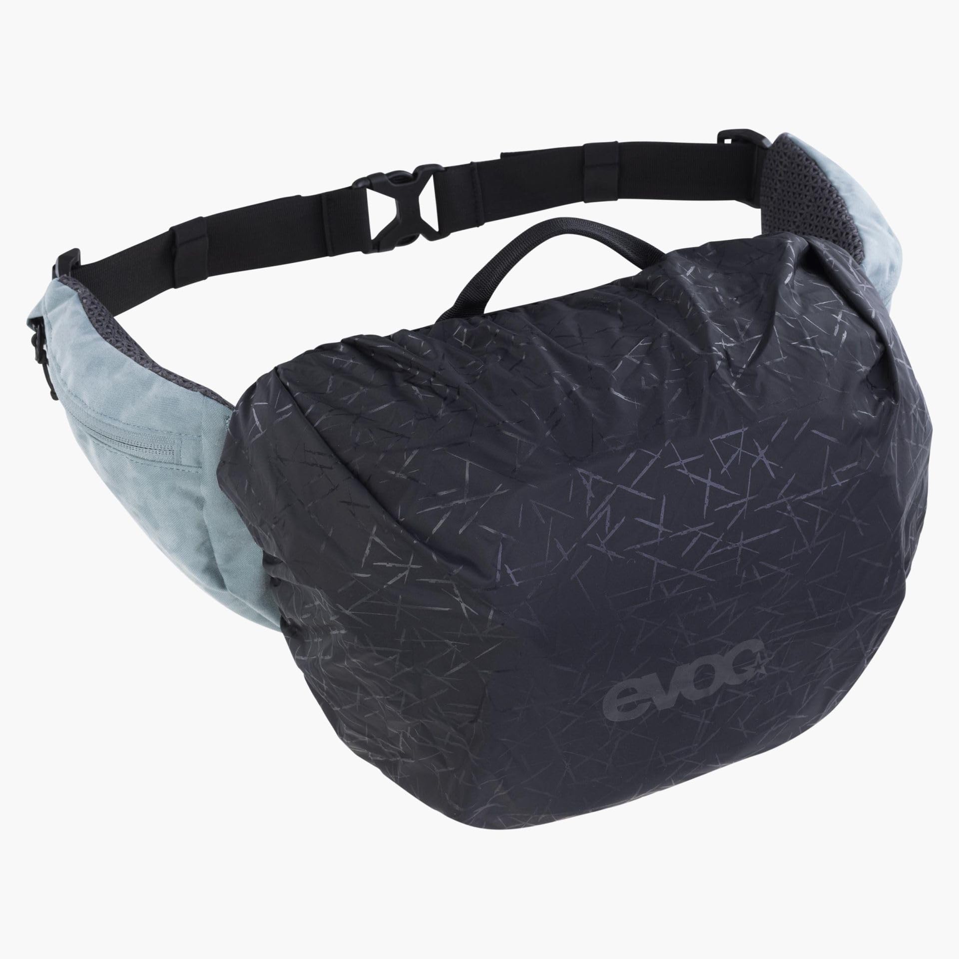 EVOC HIP PACK CAPTURE 6, torba biodrowa (wydajna wentylacja pleców, elastyczne kieszenie boczne, przegródki organizacyjne, wymiary: 14 x 20 x 31 cm, pojemność: 6 l), stalowa