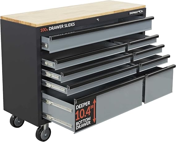 52 in. W 9-Drawer