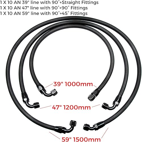 Miniatura 2 de Kit de línea de enfriador de transmisión para Chevy Silverado GMC Sierra 2500 HD 3500 6.6L Duramax (LB7LLY) 2001-2005