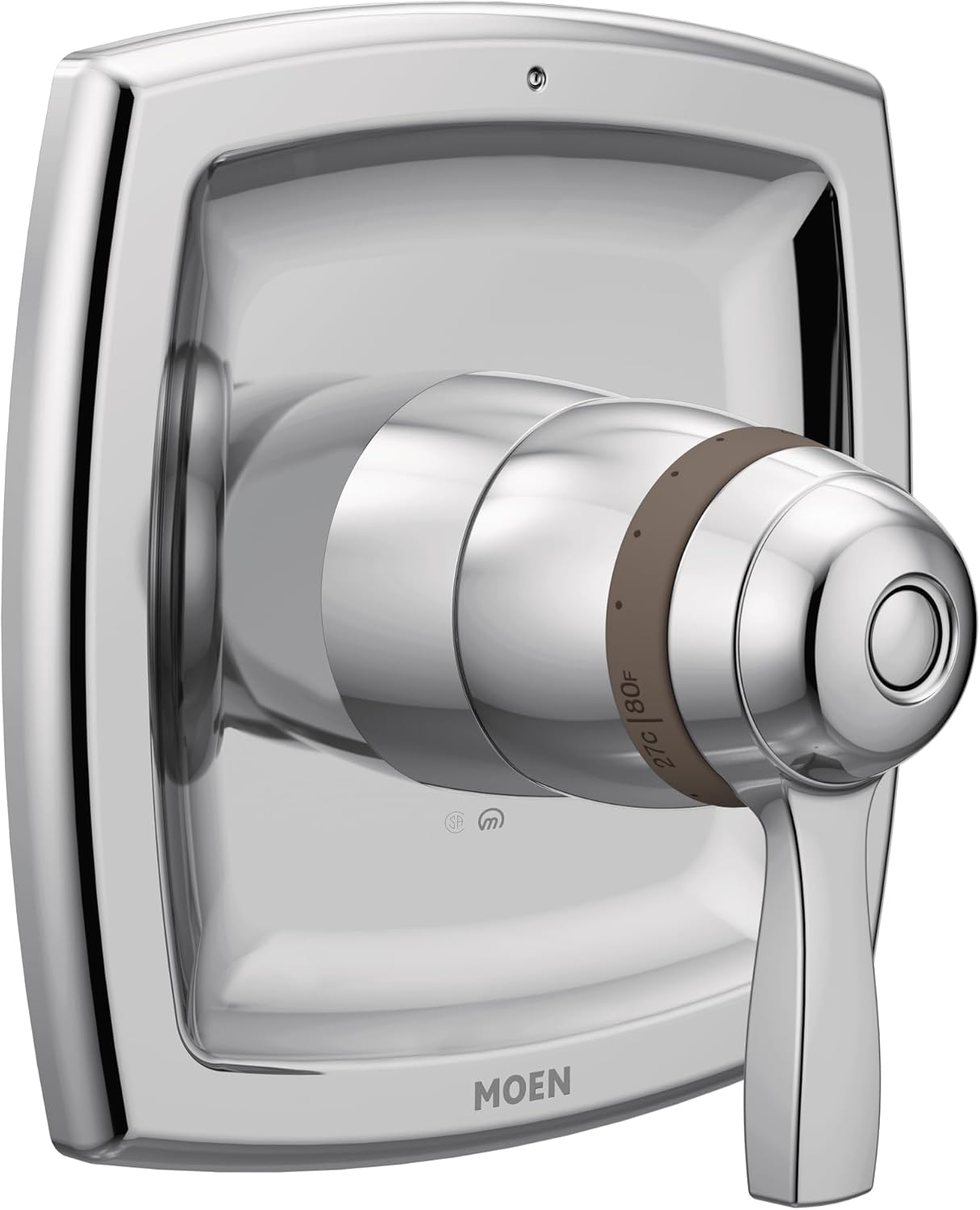 Moen Voss Chrome ExactTemp Thermostatic Valve Shower Trim Kit, Valve Required, T4691