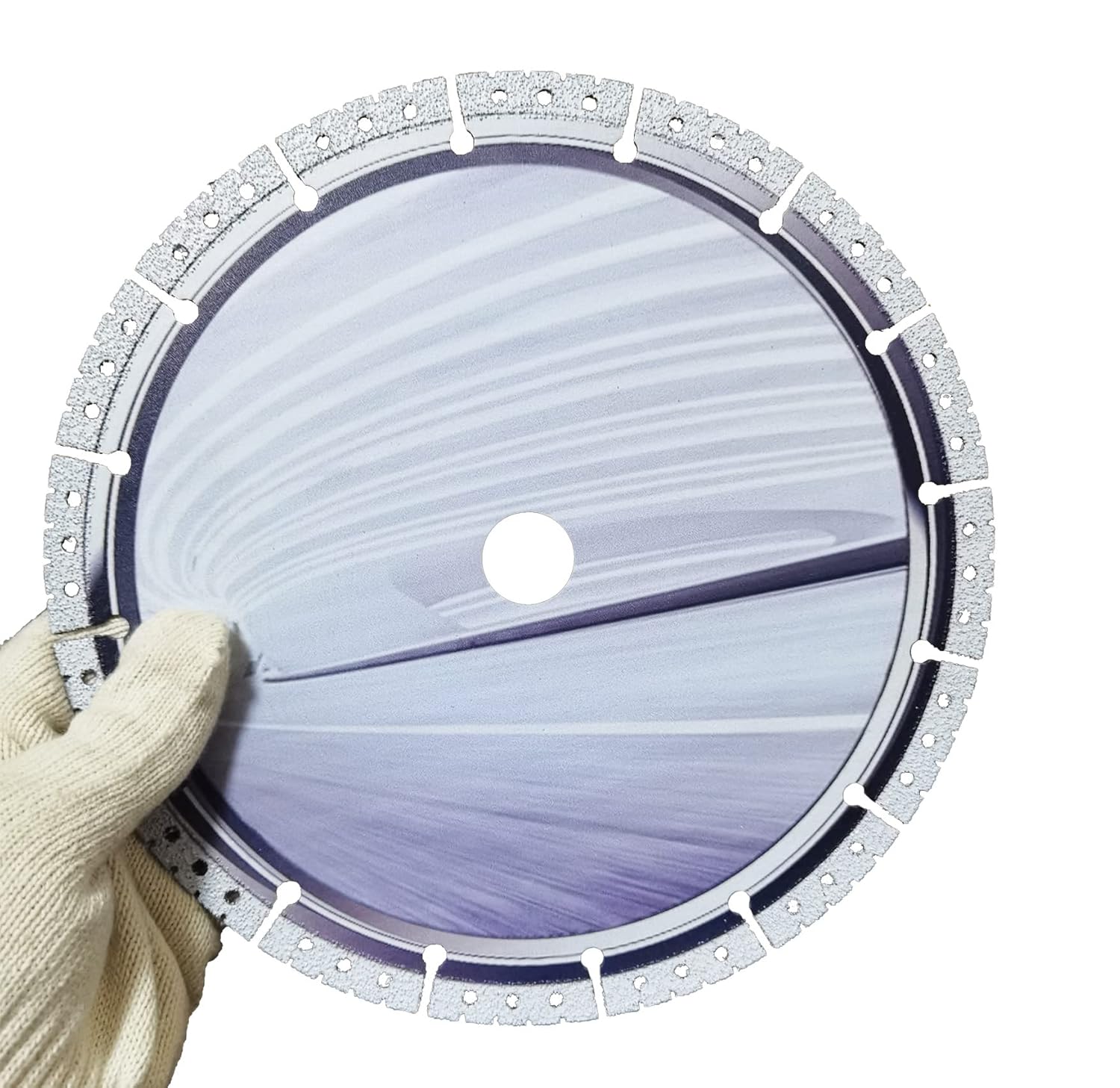 9 Inch Metal Cutting Diamond Blade, 230mm Cut Off Wheel 7/8"-5/8" Arbor for Cast Iron Rebar Carbide Stainless Steel(Not for Soft Metal)