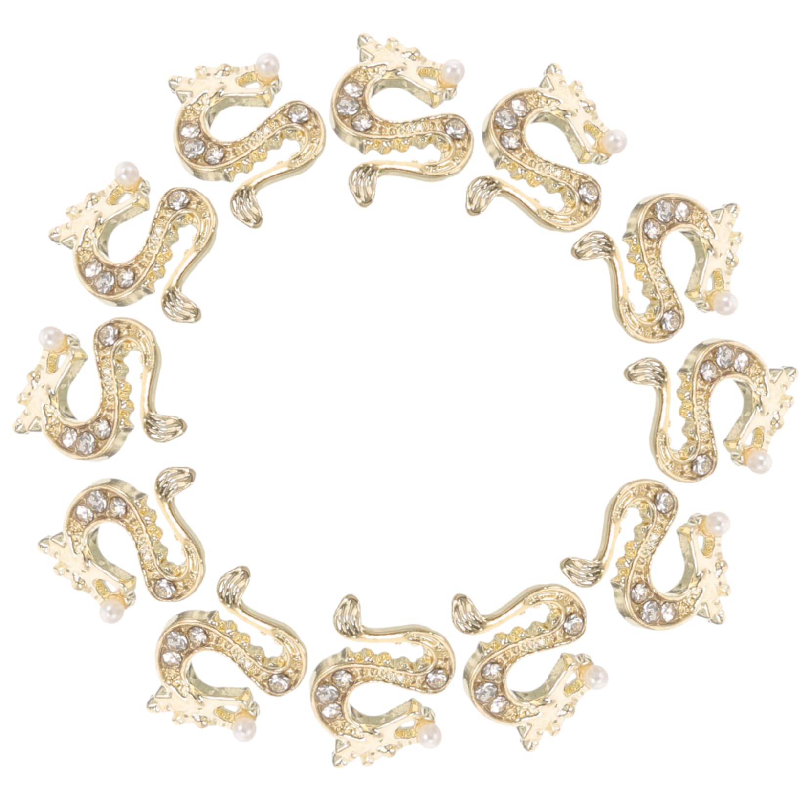 5 Sätze Niedliche Nagel Charms Dekoration Nageldekor Edelsteine ​​Für Nägel Maniküre Edelsteine Charms kunst DIY Drachen 50 Stück * 5