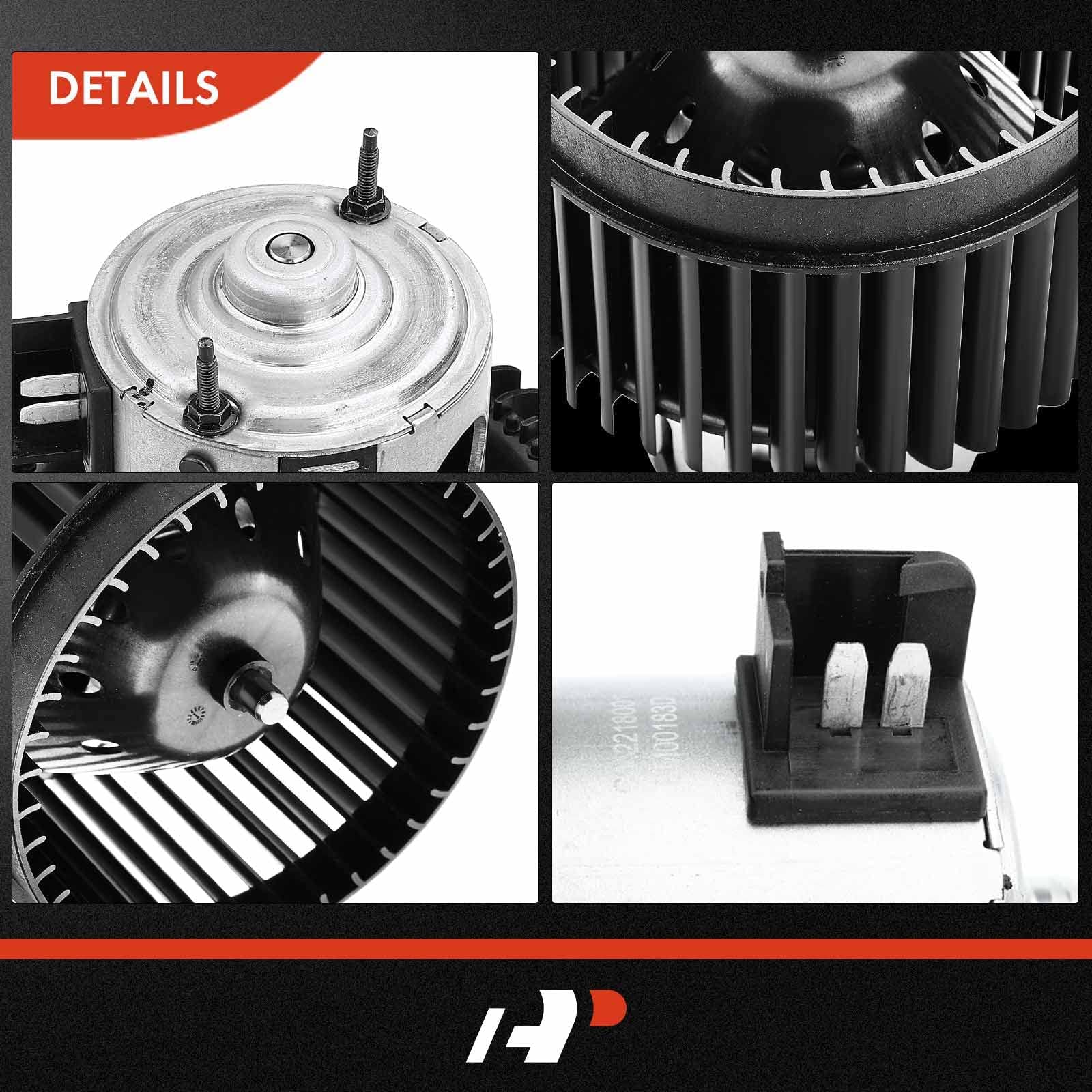 A-Premium HVAC Heater Blower Motor Assembly Compatible with Saturn Vehicles - Ion 2003 2004 2005 2006 2007 - Front Side