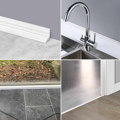 Miniatura 5 de Moldura flexible de esquina interior y exterior, moldeo de pared para despegar y pegar, moldura de moldura de bricolaje, protectores de esquina