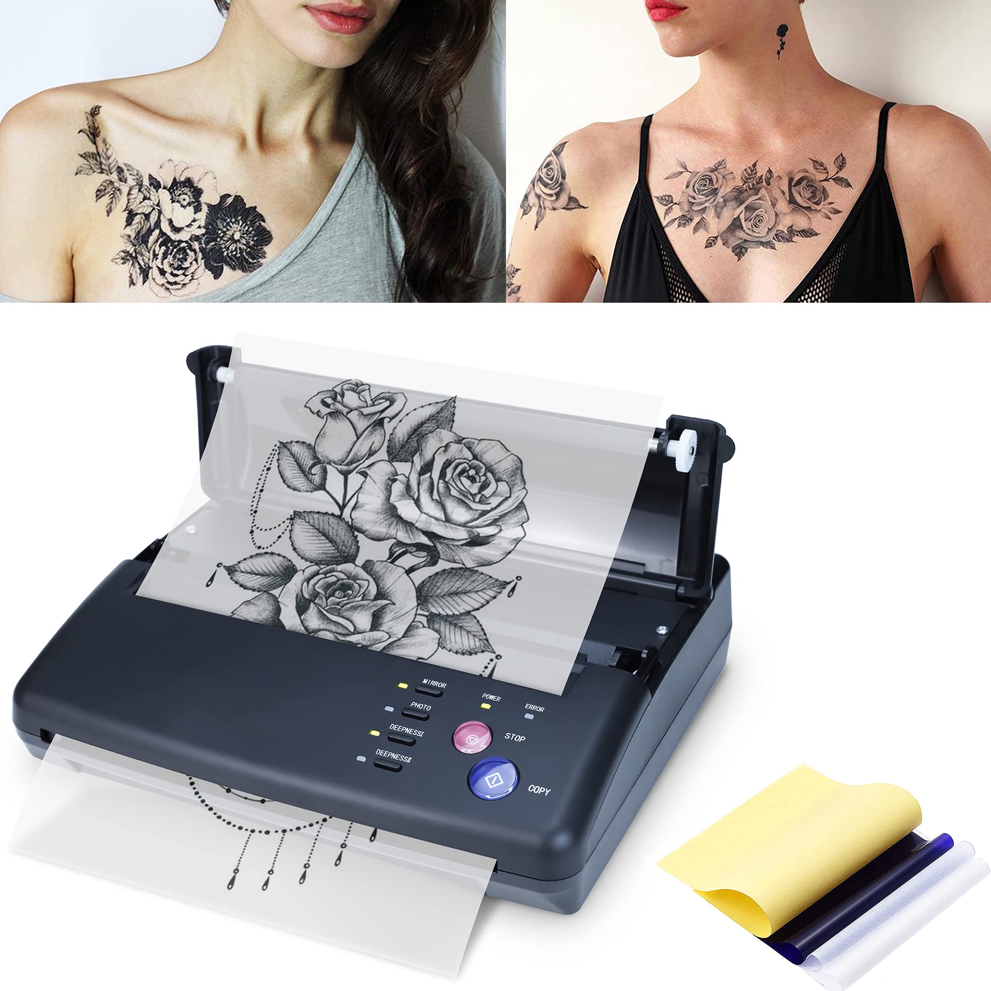 Buy Thermal Copier Tattoo Stencil Transfer Copier Printer Permanent
