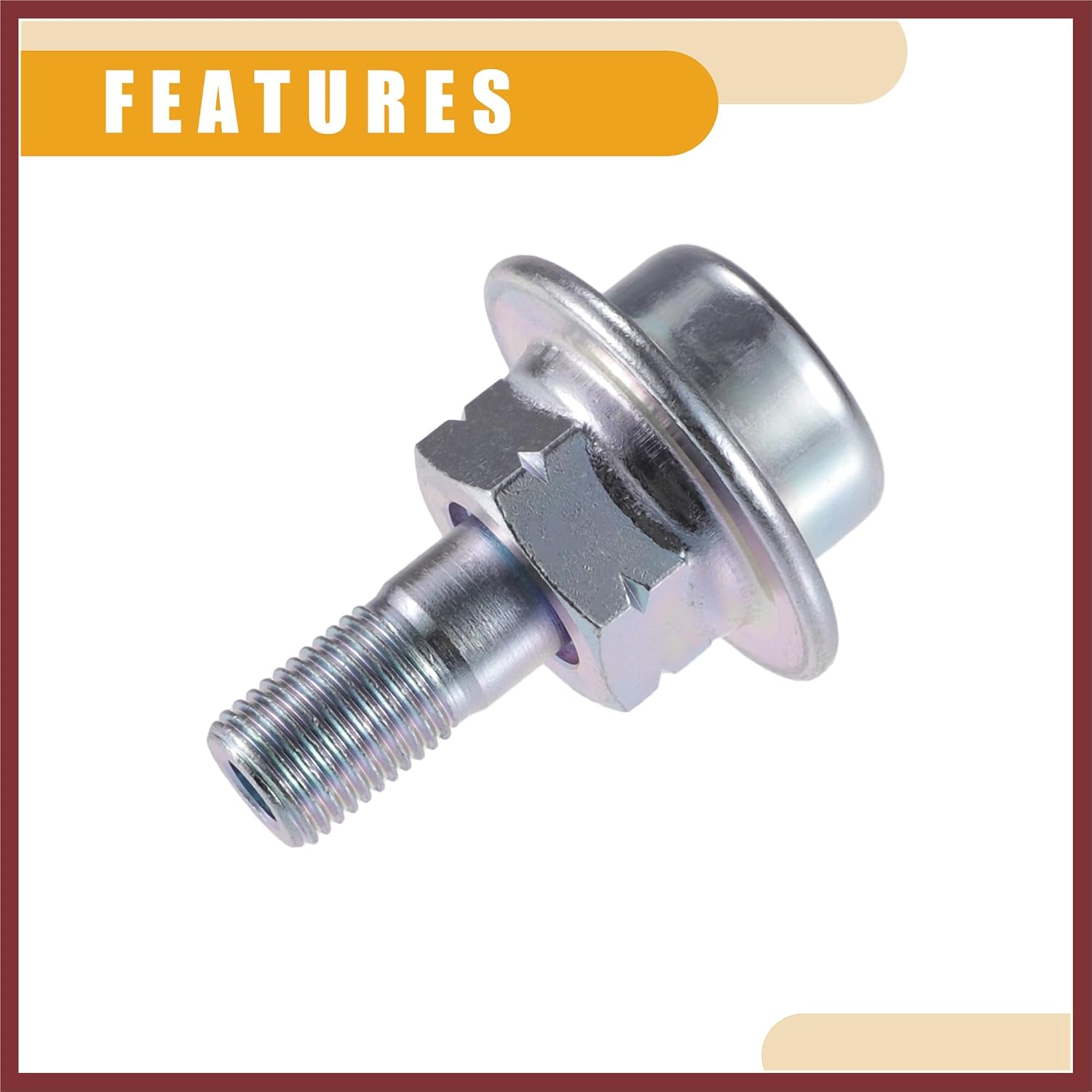 Fuel Injection Pressure Regulator No.23270-50010 - Car Fuel Pressure Regulator - for Toyota Land Cruiser 1998-2007 Metal Silver Tone - 1 Pc Replace Parts