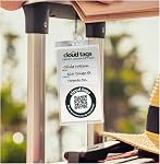Cloud Tags - Smart Luggage Tags | 3 Pack | QR Code Tracker & Locator | Digital Lost and Found ID Tags | No App or Subscription Needed | Air Tracker | GPS Alternative for Travel
