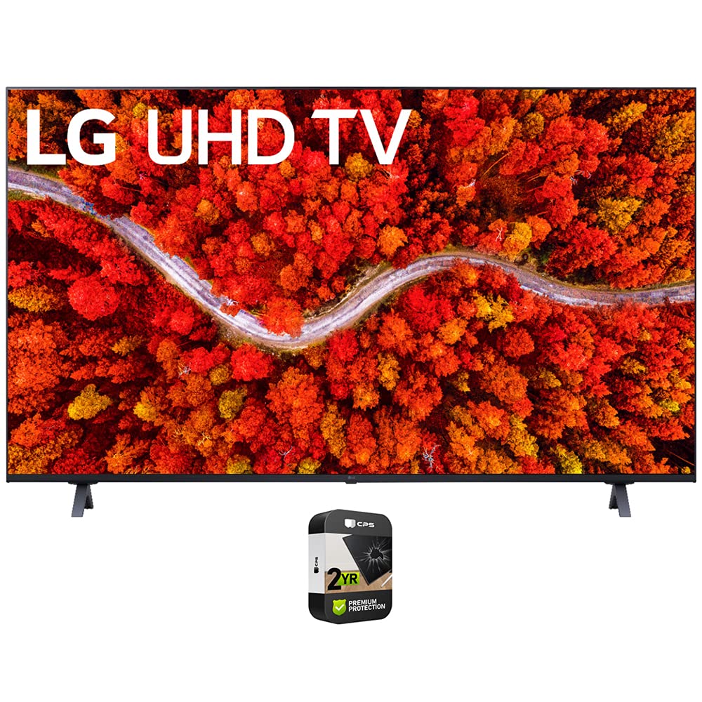 LG 75UP8070PUA 75UP8070PUR 75 Inch Series 4K Smart UHD TV Bundle with Premium 2 YR CPS Enhanced Protection