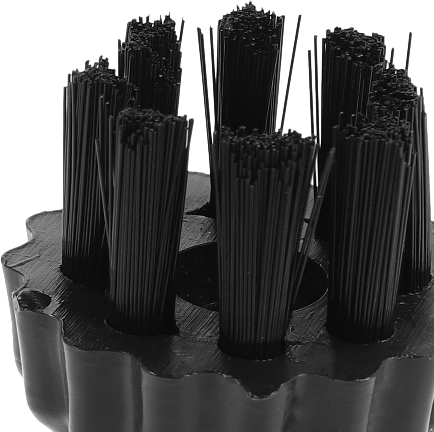 Mikinona 2pcs Steam Cleaner Brush Heads Nylon Bristle Replacement for Steam Mop Parts Hard Floor Deep Cleaning Accessories Suitable for Home Use