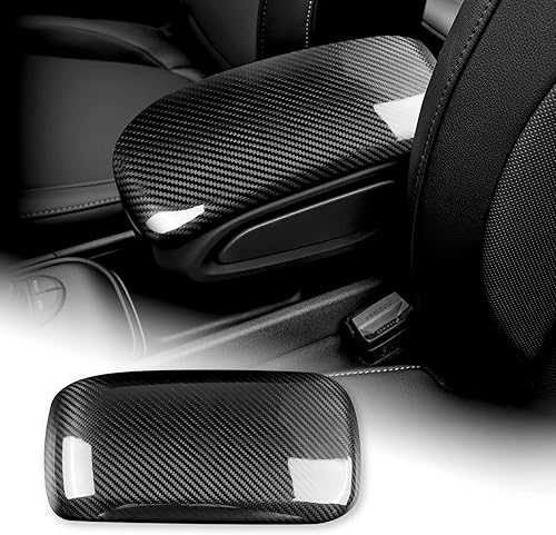 Miniatura 9 de AIRSPEED Adhesivo para panel de cambios de automóvil, cubierta de círculo, caja de cambios de fibra de carbono real, marco central, calcomanía