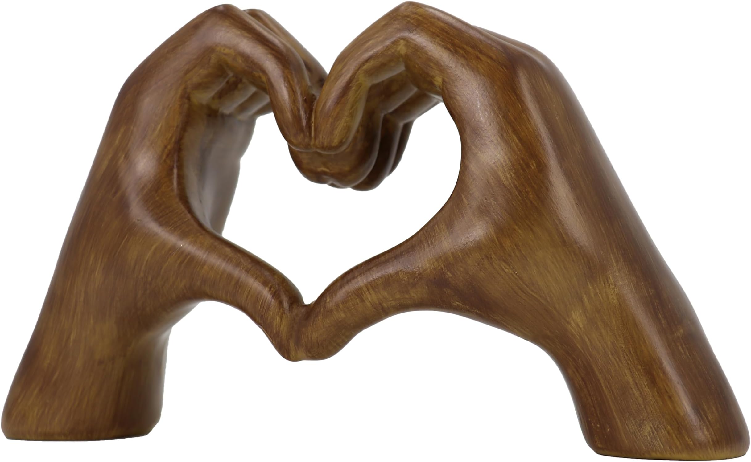 Heart Hands Sculpture Aesthetic Decor for Living Room Bedroom Bookshelf Coffe Table Knick Knacks Home Unique Gifts for Women