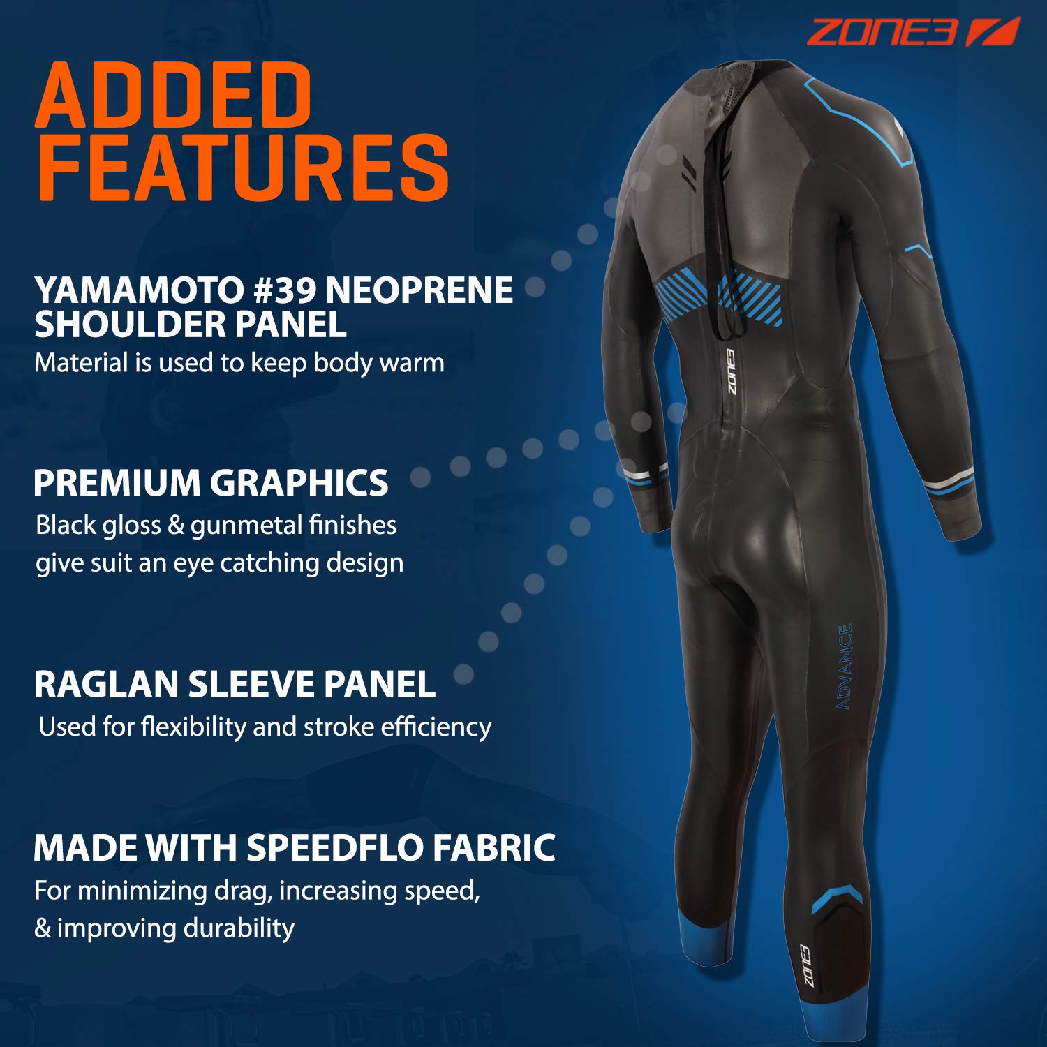 Amazon | ZONE3 ゾーンスリー ウェットスーツ トライアスロン メンズ