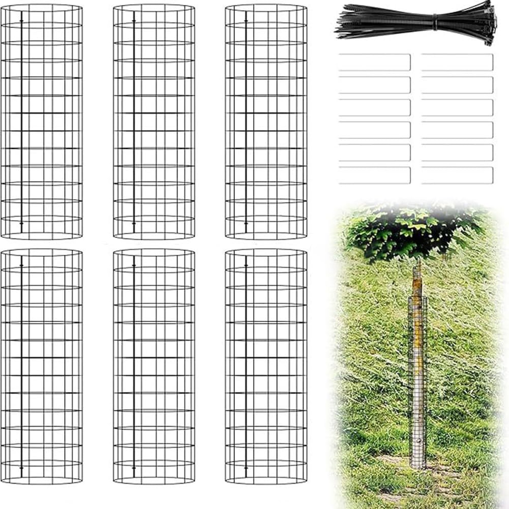 BlesConi Duty Tree Guard Set, Anti-Chew Plant Trunk Cover with Installation Kit, Protective Mesh for Yard and Garden Use