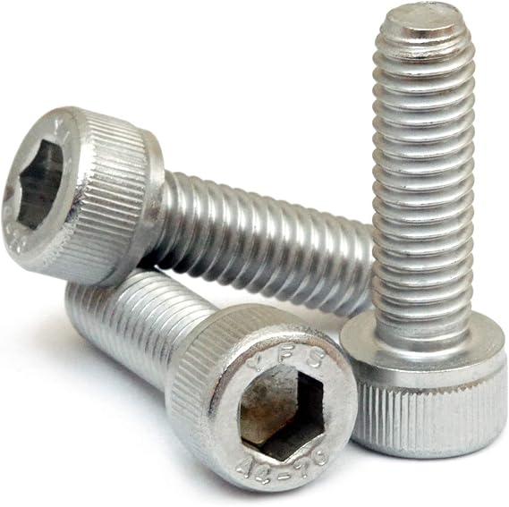 MonsterBolts - M5 x 20mm Socket Head Screws, DIN 912, Marine Grade Stainless Steel, 10 Pack