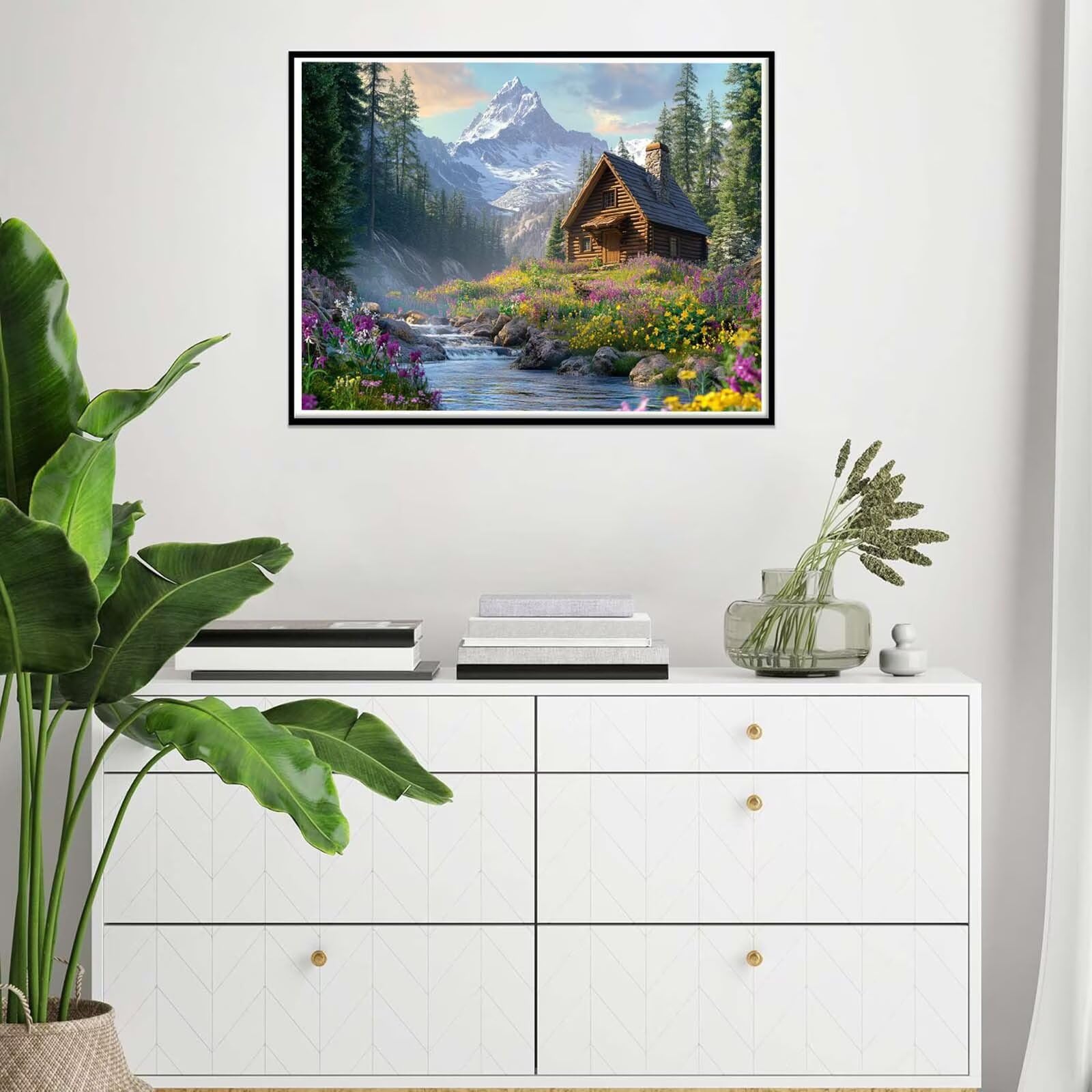 Peinture Numero Adulte paysage, Activité Manuelle Adulte 90x120cm j0-709