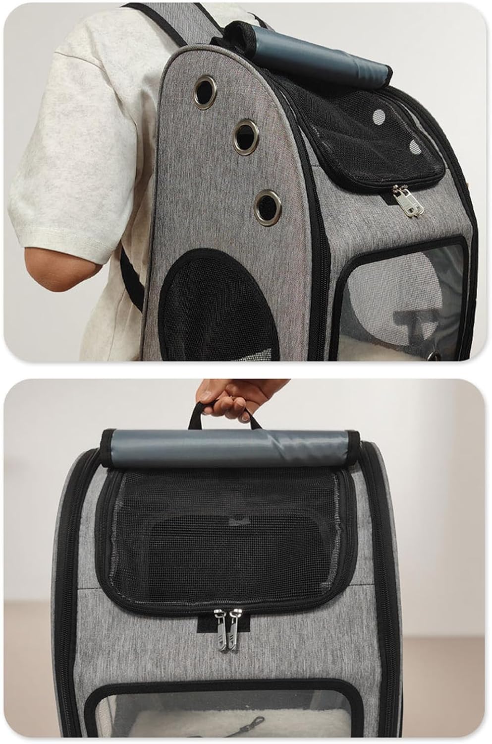 Pliable Pet Shipper with Ventilated Substance and Viewing Window for Small Animals Travel Case Comfortable and Safe