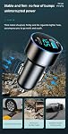 Chargeur de voiture USB C, Super rapide 32W Adaptateur de voiture de type C, double port 20W USB C&12W USB Chargeur d'éclairage de cigarette pour iPhone 13 12 11 Pro Max/Pro/Mini/SE XR XS X 8 7 Plus, Samsung Galaxy S22/S21/Note 20