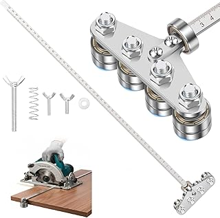 20 inch Positioning Calipers，for Precise Measurements and Easy Wood Cutting,Adjustable Stainless Steel Circular Saw Guide Rail for Woodworking Cutting