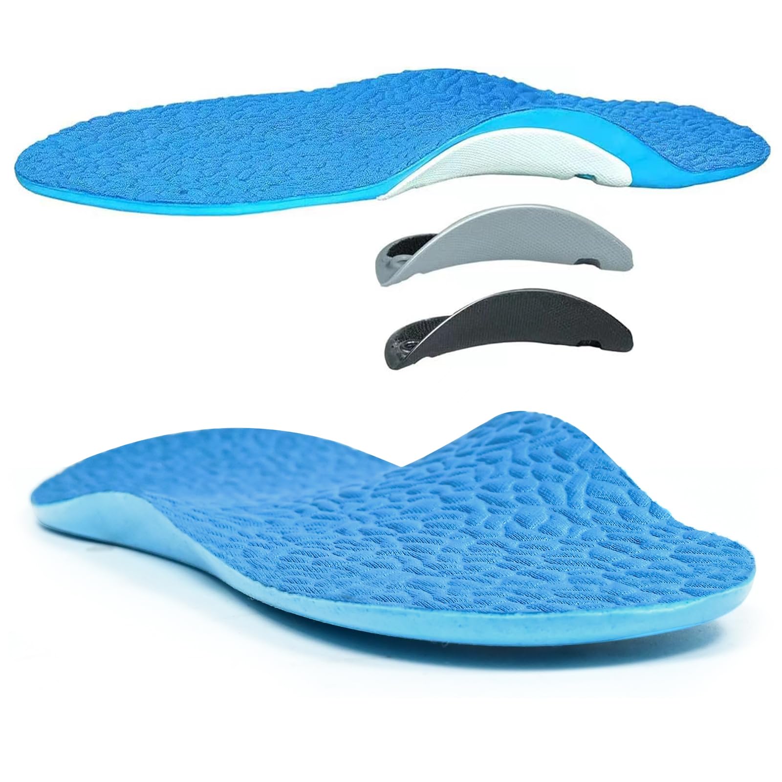 Plantar Fasciitis Shoe Insoles Solid Filler Adjustable High Arch