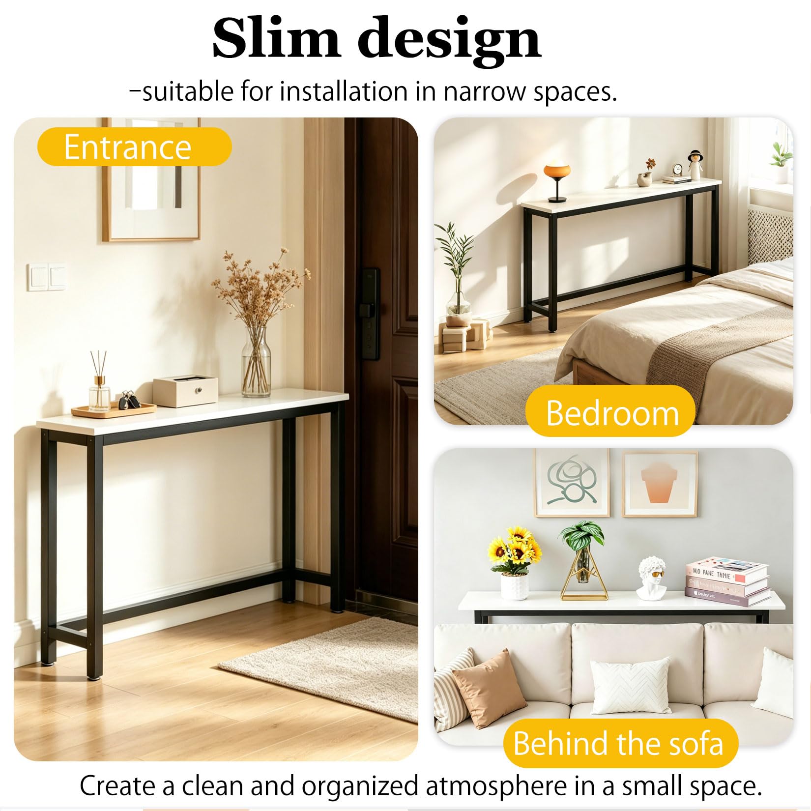 Tavolo Consolle Ingresso 140cm Marrone Mensola Dietro Divano,Tavolo d'ingresso per Corridoio,Consolle Sottile,utilizzabile come scaffale espositivo per il soggiorno,libreria per bambini o comodino