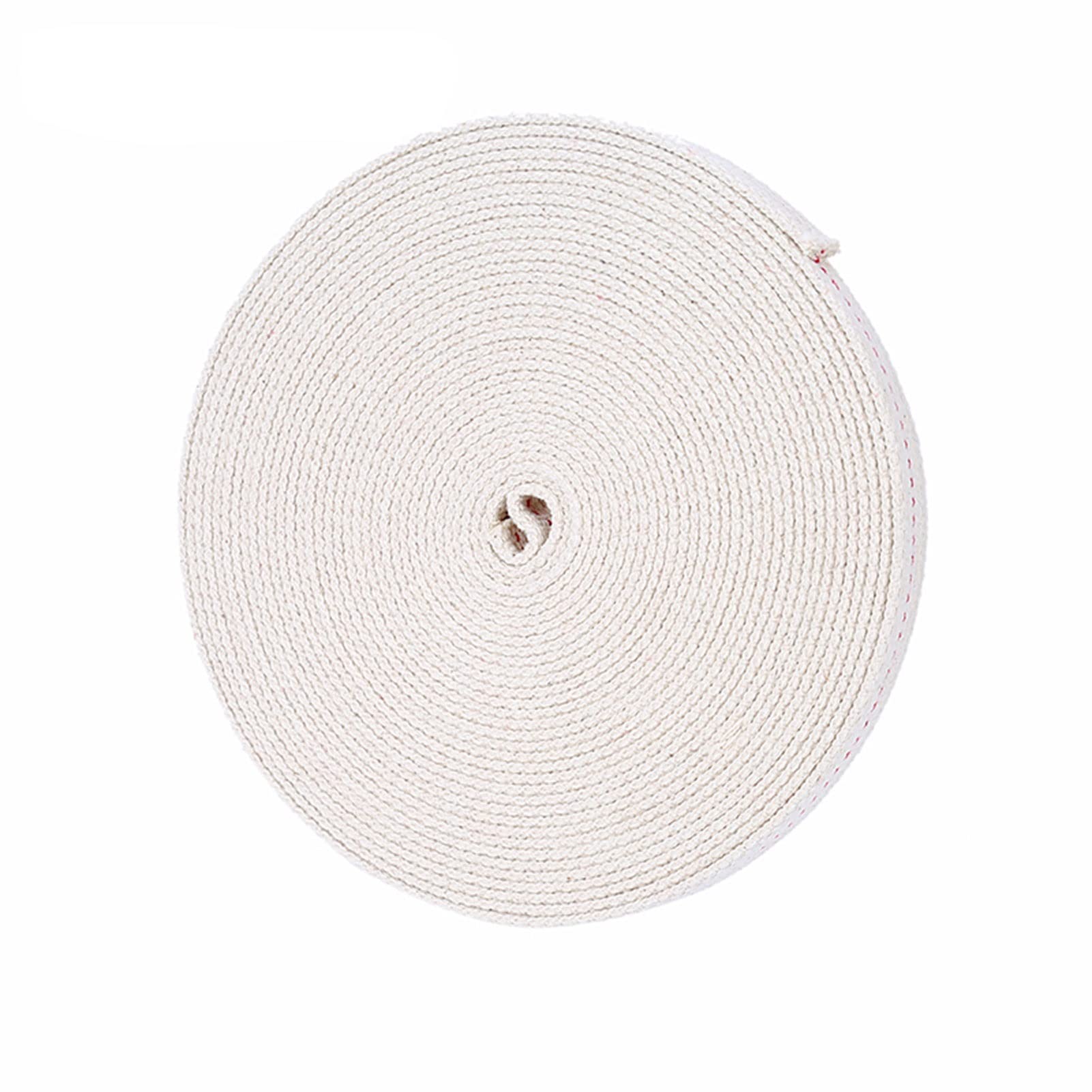 Płaski bawełniany knot do lamp naftowych rolka 10 mm szerokość latarnia naftowa zamiennik knota antyczna płynna lampa parafinowa pleciona konstrukcja Kolor: 1 cm szerokość