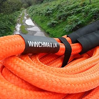 WINCHMAX 9m Kinetic Rope and 13,600kg Soft Shackle Set