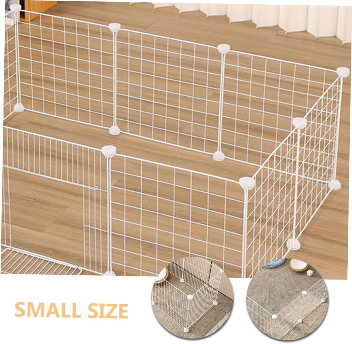 30Pcs Plastic PET Cage Connectors Flexible Playpen Buckles for Small Animals DIY Assembly Clips for Rabbit and Guinea Pig Cages Sturdy and Easy to Use