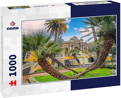 Noah Rompecabezas Vintage Cerro Santa Lucía en el centro de Santiago en Chile 1000 piezas