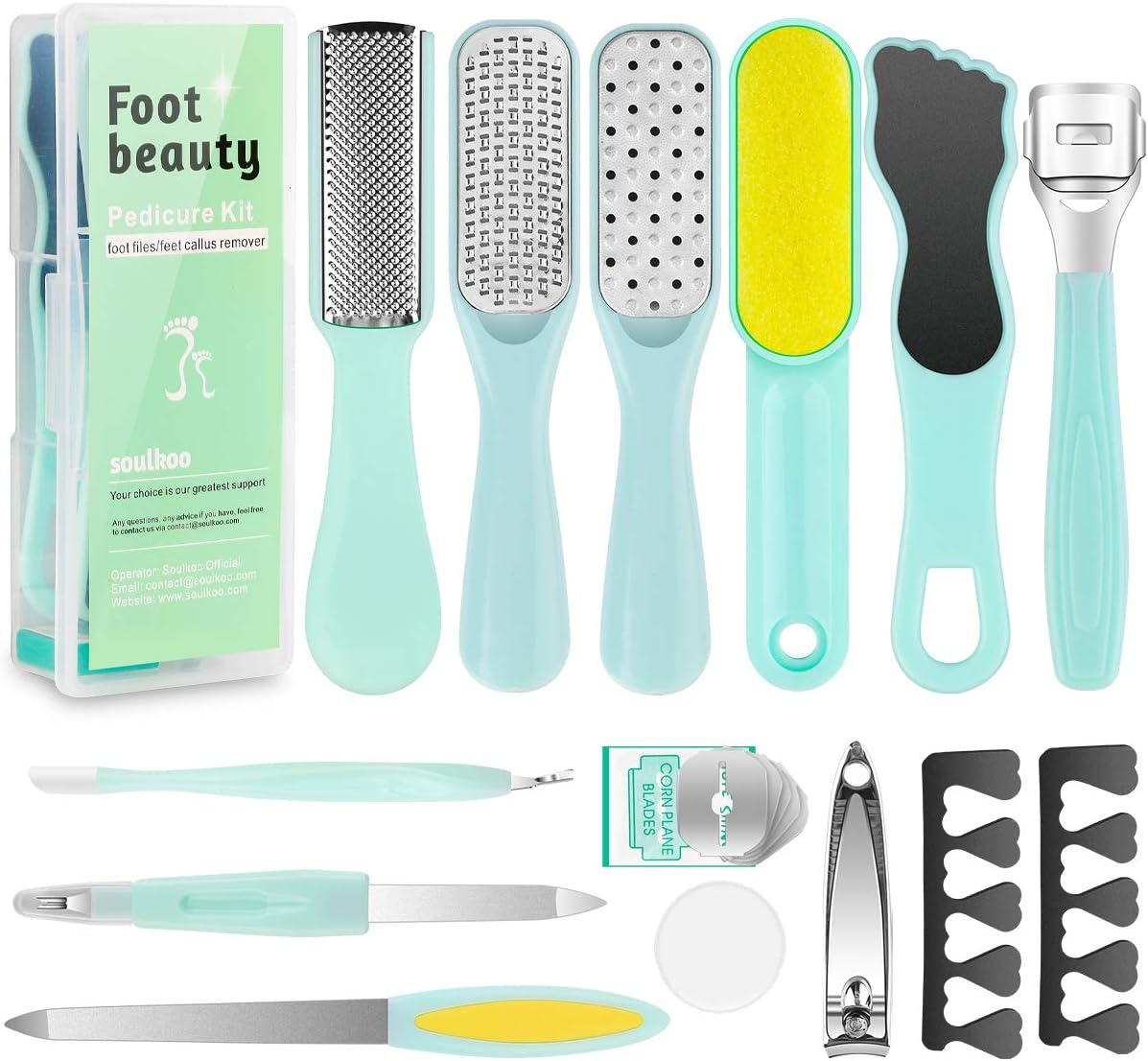 Pedicure Foot File Tools Kit Professional Feet Corns