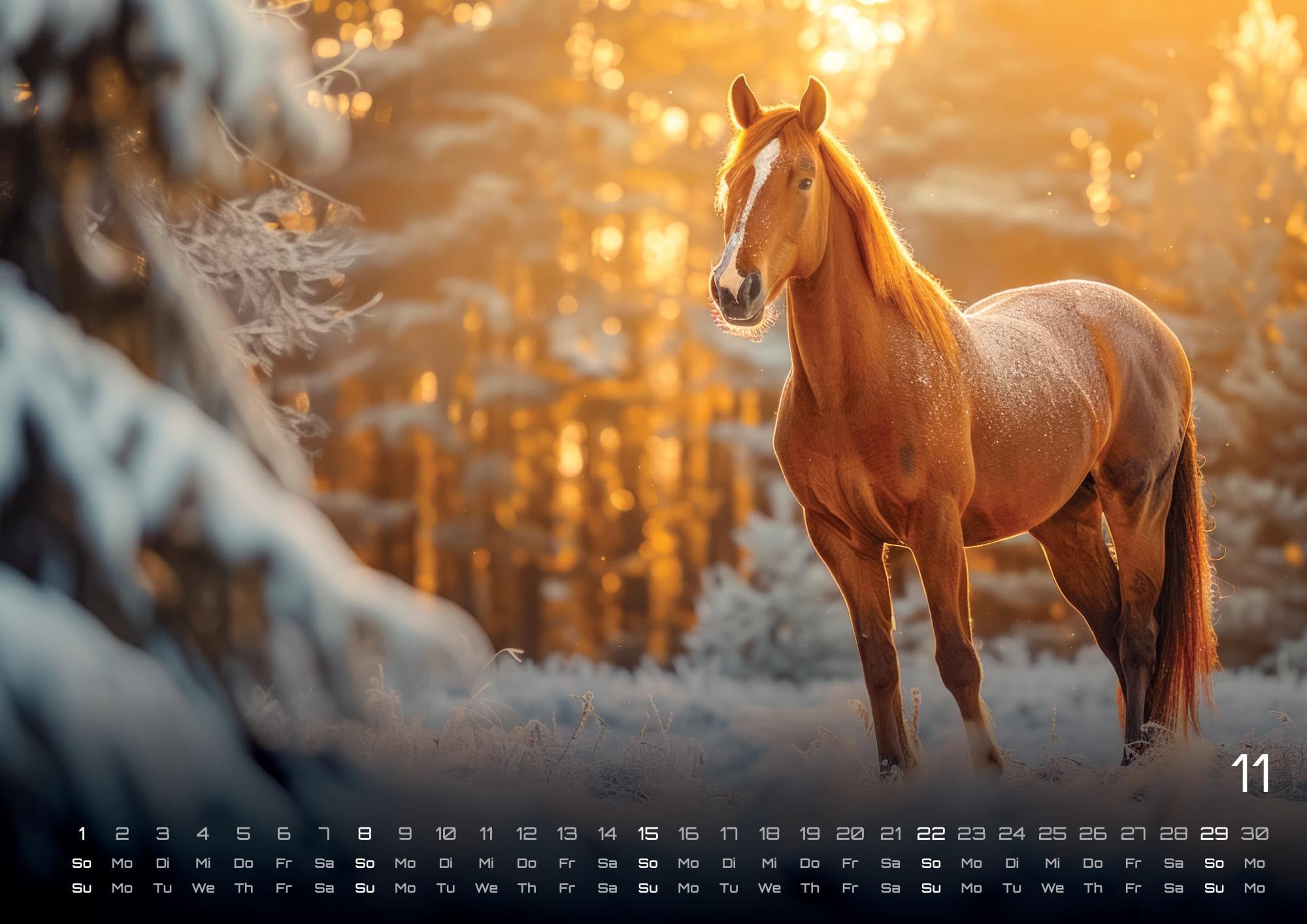 Pferdegeflüster - Der Pferdekalender - 2026 - Kalender DIN A2: Der Wandkalender mit den schönsten Pferde-Motiven für das Jahr 2026 im extragroßen Format DIN A2 (ca. 60 x 42 cm)!