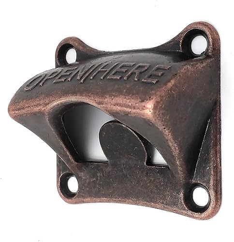 Miniatura 7 de Abridor de botellas de cerveza montado en la pared, Abridor de botellas de cerveza, accesorios de cerveza, regalos de cerveza para hombres, Día del